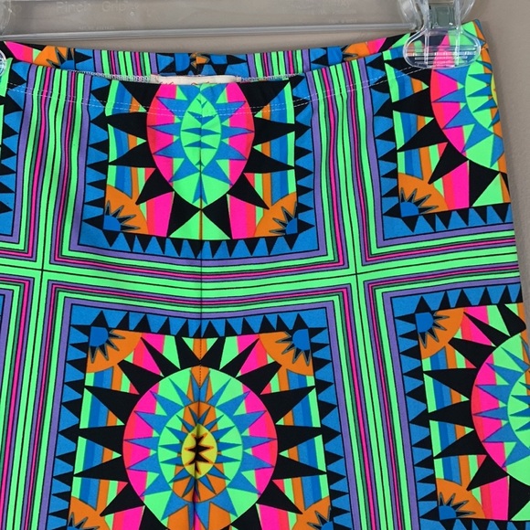 Mara Hoffman neon swim leggings sz med - Picture 5 of 8